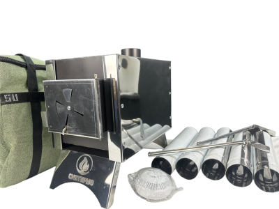 Печь дровяная "Сибирка" малая (Нержавеющая сталь)